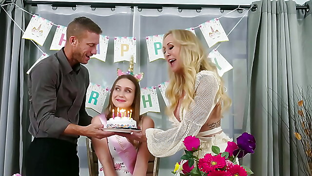 Brandi ryan, family secrets, teen milf blowjob threesome big ass big tits, teen blonde stroking, stepdad stepdaughter secret