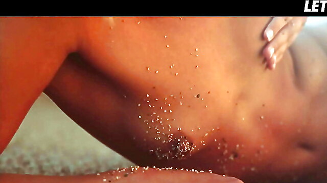 Blonde hungarian blowjob, cum on girls beach, beach oral, cum mouth beach, beach ejaculations
