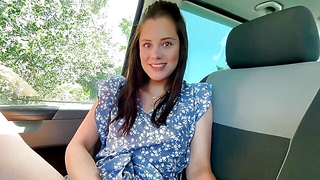 Czech streets car, czech couples reality, public stranger couple, blow job on the ride, littlecapricedreams
