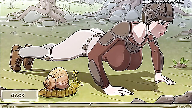 Anime hunter, sex with body parts, ass mushroom, exercises trainer, anime witch