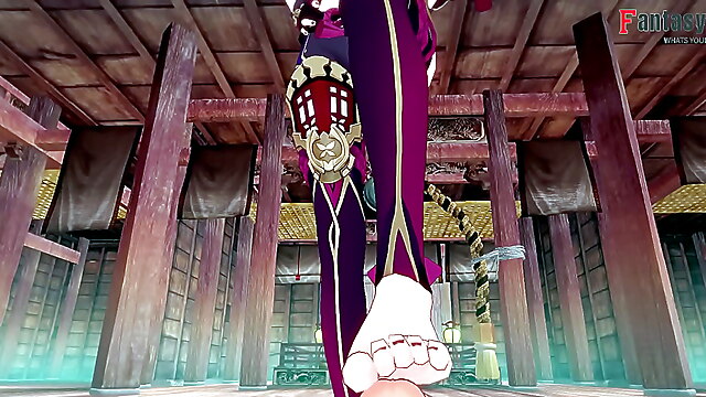 Big boobs green hair, ninja, animation footjob, ahegao big tits, big tits animation