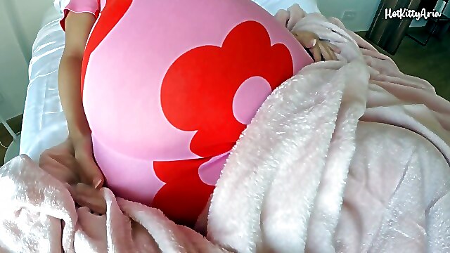 Girl with big tits masturbating, view inside vagina, girl doggystyle masturbation, cum inside girls pussy, creampie lascivious girl