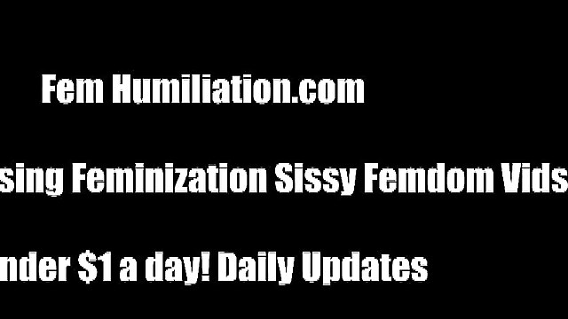 Bisexual sissy, my humiliating, you are a sissy, humiliate boy, sissy bi humiliated
